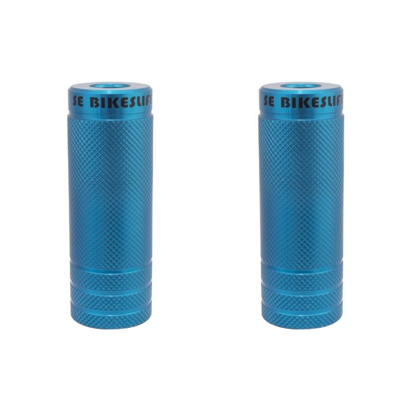 Se bikes Wheelie Pegs 14mm - 3/8` Blue 35mm Steel 98mm