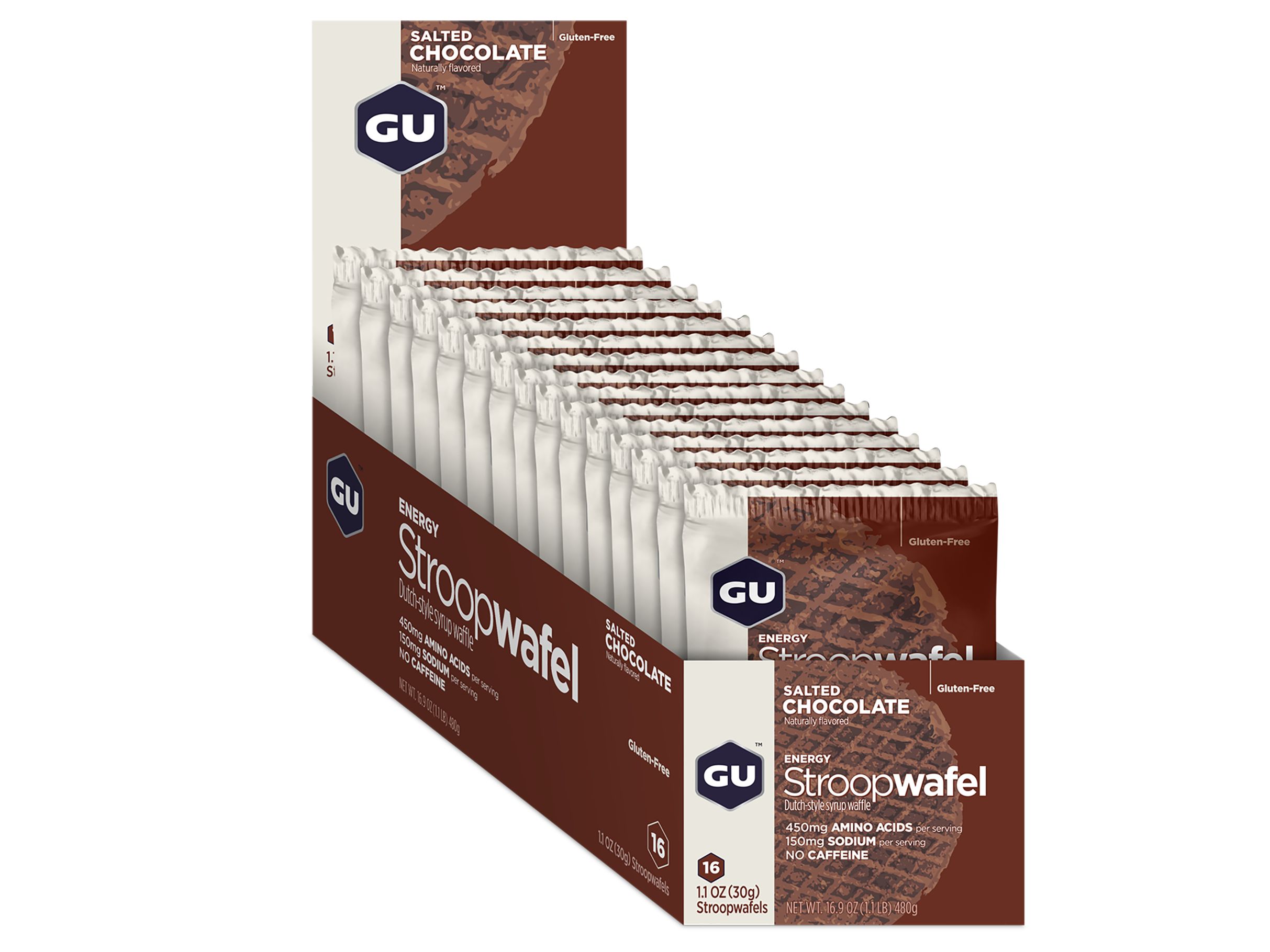 Supplement GU Stroopwafel Salted Chocolate 16 Pack/Box