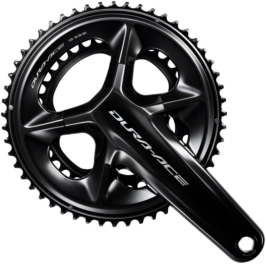 Shimano Dura-Ace FC-R9200 Crankset - 12-Speed Hollowtech II Spindle Interface BLK - Image 2