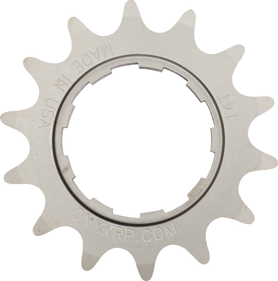 ONYX Racing Products Stainless Cogs: Shimano Compatible 3/32" ONYX Racing Products Stainless Cogs: Shimano Compatible 3/32"