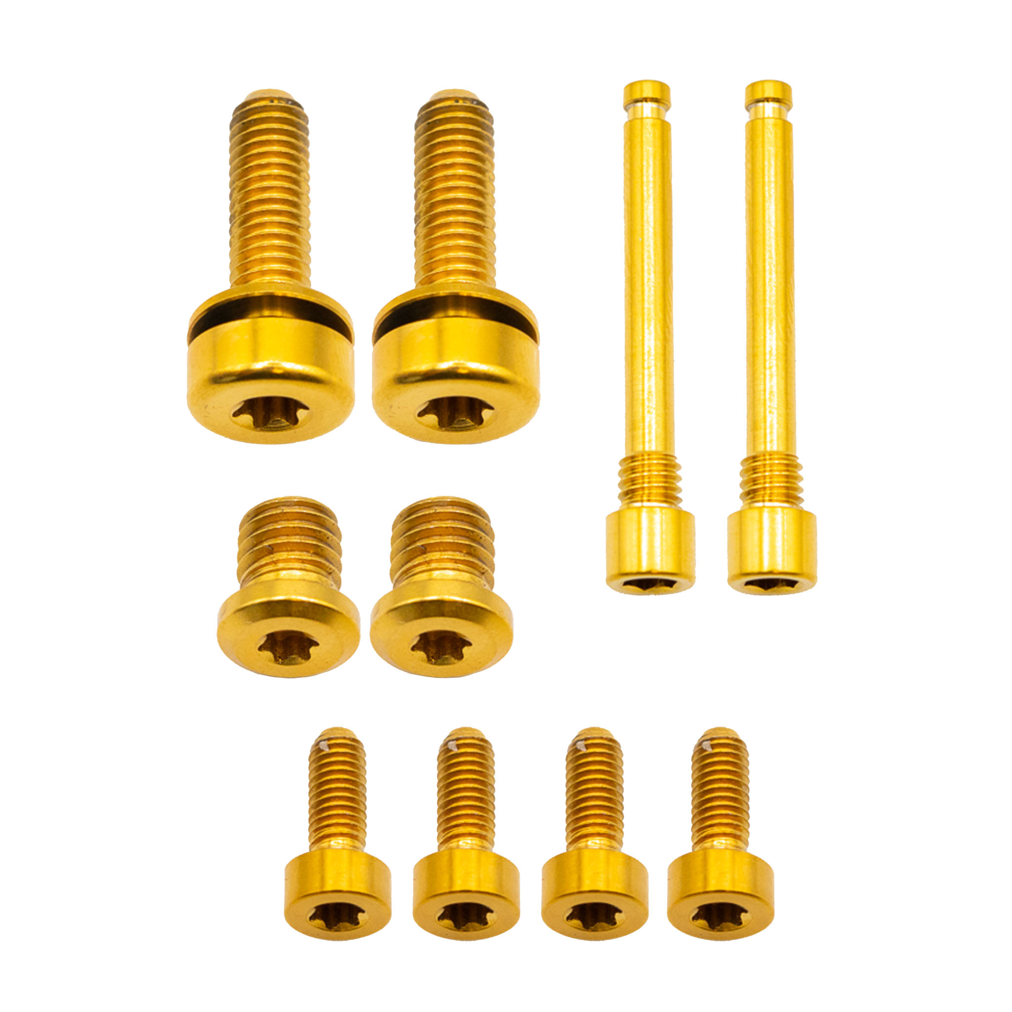 Better Bolts TRP EVO PRO-EVO X Brake Bolt Gold 10/Count