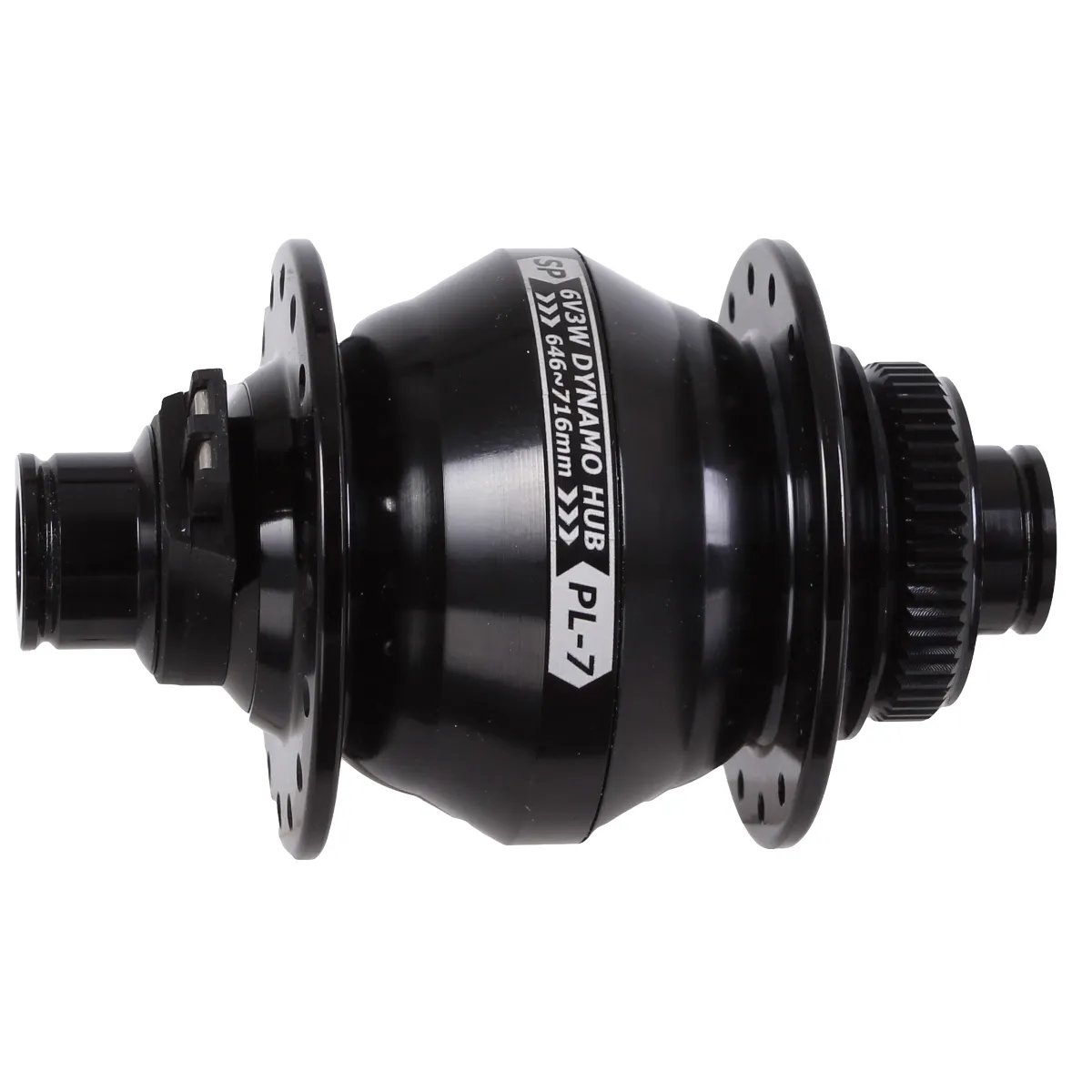 Shutter Precision Front T-A Hub 12x100mm - Black variant 2