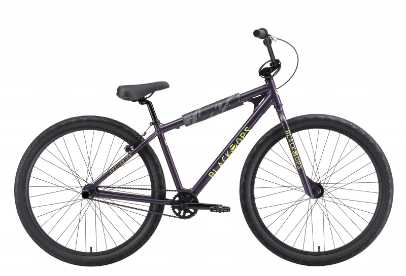Black ops SpecOp-29 Step-Over 17` Midnight Purple Metallic 29` Anodized Black 1 Speed V-Brake