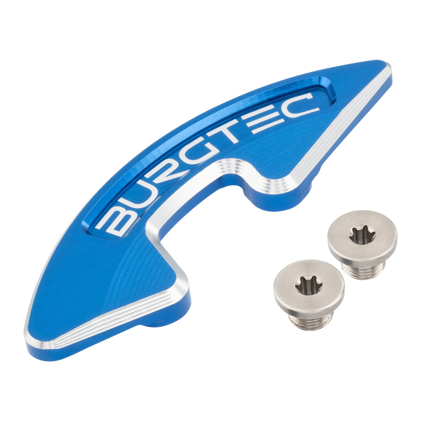 Burgtec Chainring Bash Guard - Single - Deep Blue