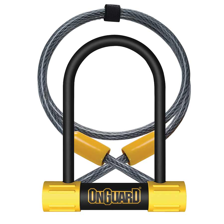OnGuard Bulldog Medium DT 89mm x 175mm (3.5'' x 6.9'') w/ 10mm x 120 cm (10mm x 4') Cable OnGuard Bulldog Medium DT 89mm x 175mm (3.5'' x 6.9'') w/ 10mm x 120 cm (10mm x 4') Cable
