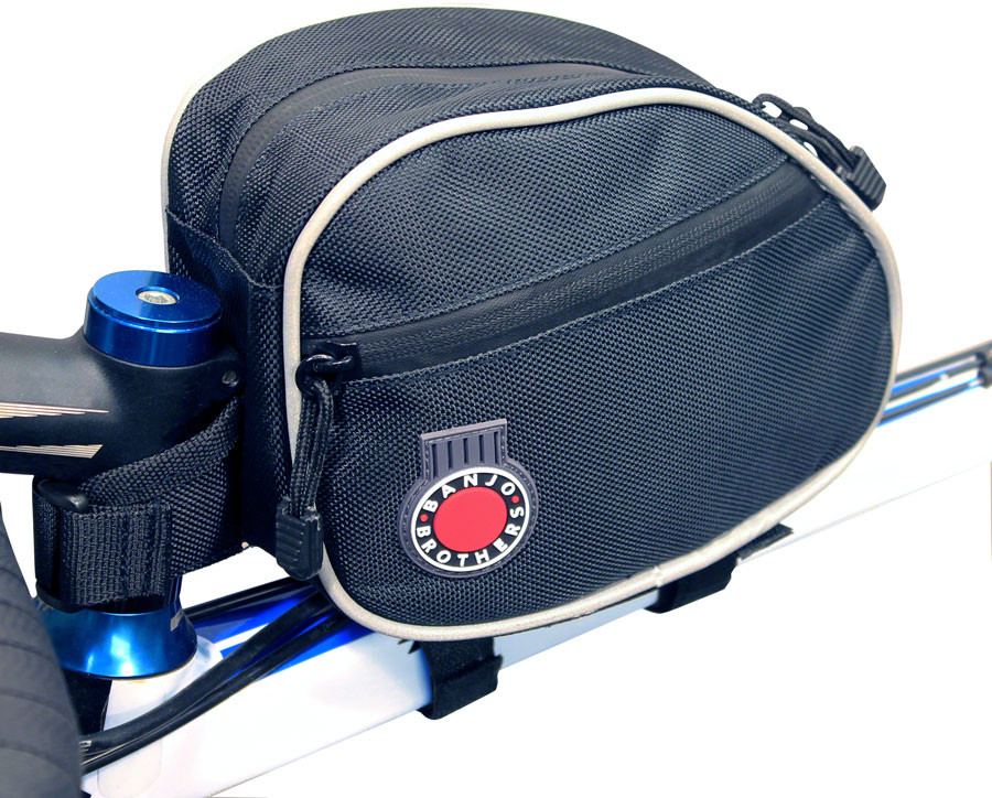 Banjo Brothers Top Tube Bag: Black - Image 4