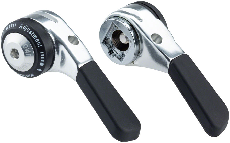 microSHIFT Down Tube Shifters Set - 8/9-Speed Double/Triple Shimano Compatible variant 2