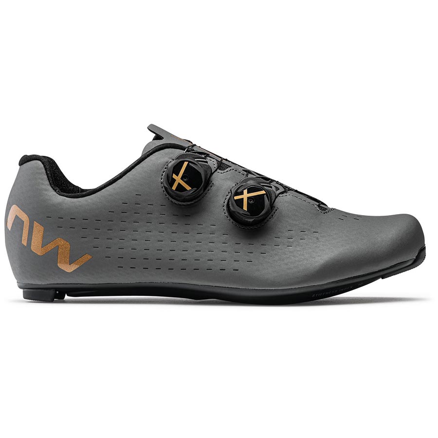 Northwave Revolution 3 Road Shoes Grey/Gold 46