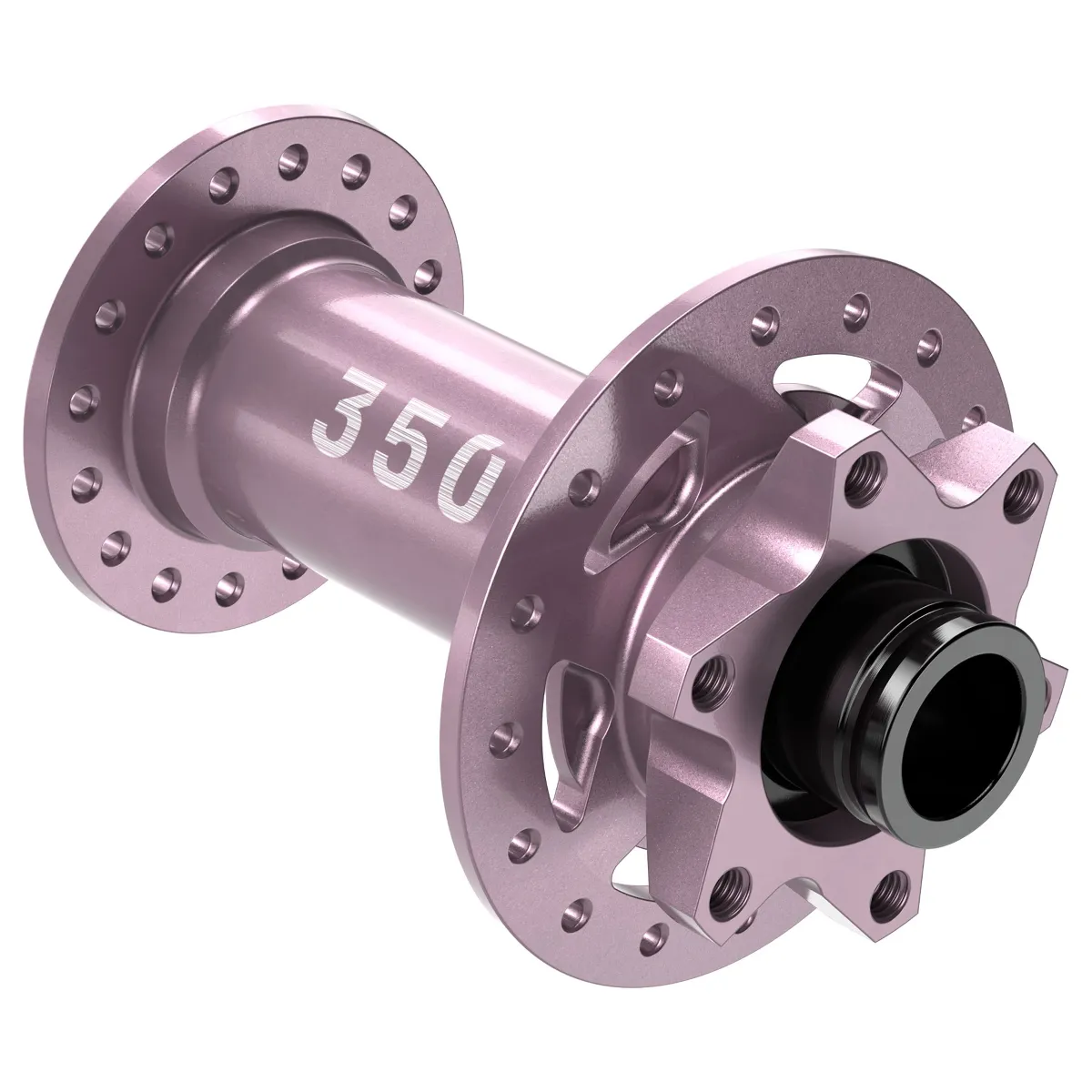 DT Swiss 350 6B-Disc Front Hub 32h 15x110mm Pink Ltd Ed