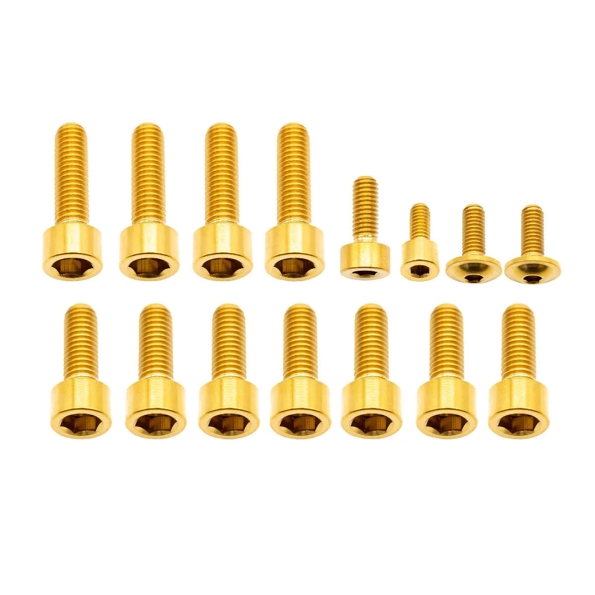 Better Bolts Fox 40 Fork Titanium Bolt Kit Grip Gold 15/Count