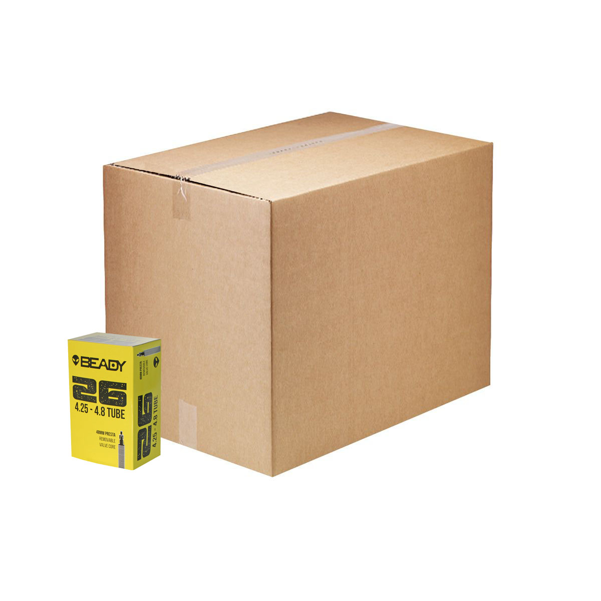 Beady Butyl Tube 26x4.25-4.8" PV 48mm 10/Count Beady Butyl Tube 26x4.25-4.8" PV 48mm 10/Count