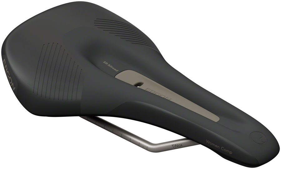 Ergon SR Allroad Comp Saddle - TiNox XP Black Women's - Image 8