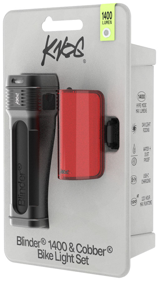 Knog Blinder 1400/Cobber Reflex Headlight/Taillight Set - Image 2