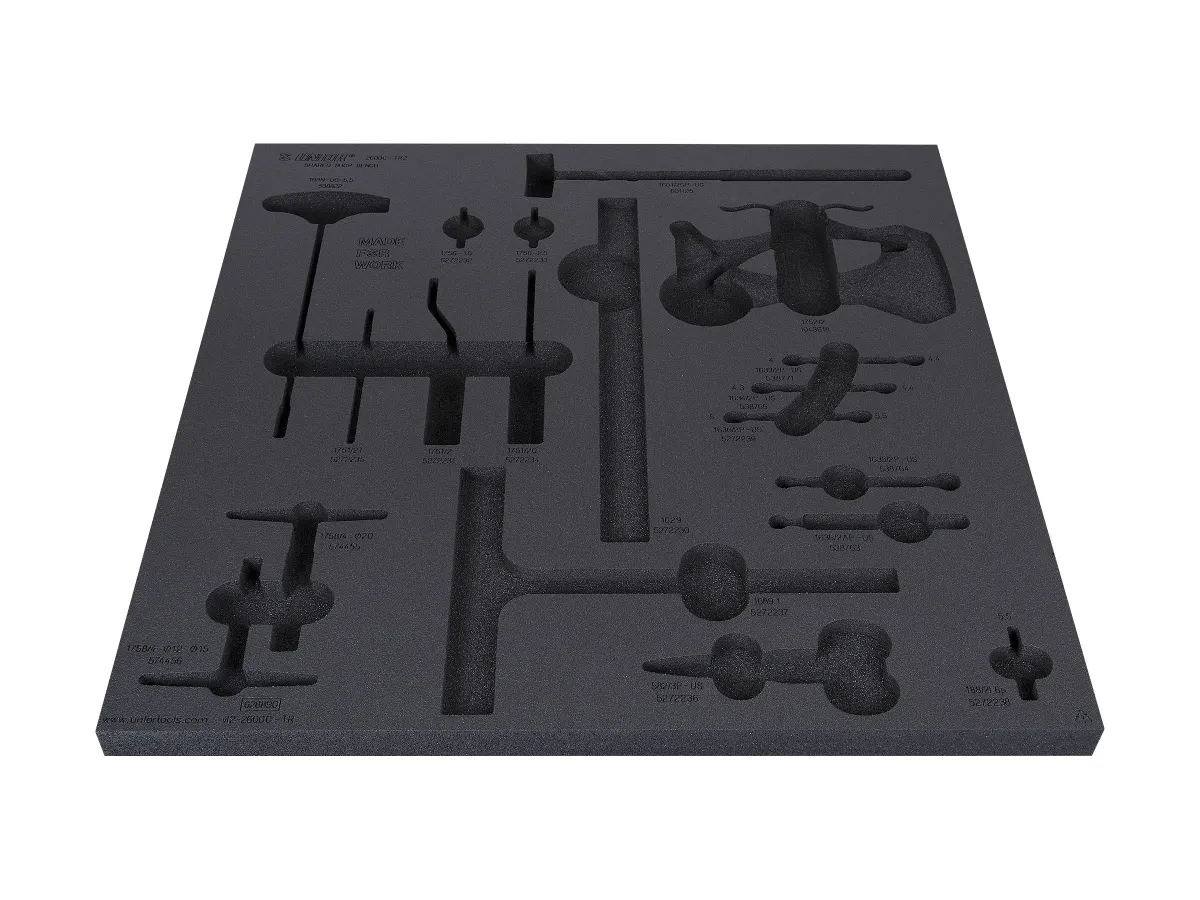 Unior Drawer Foam Insert Shared 2 Tool