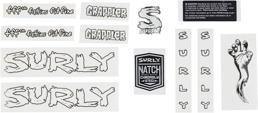 Surly Grappler Decal Set variant 2