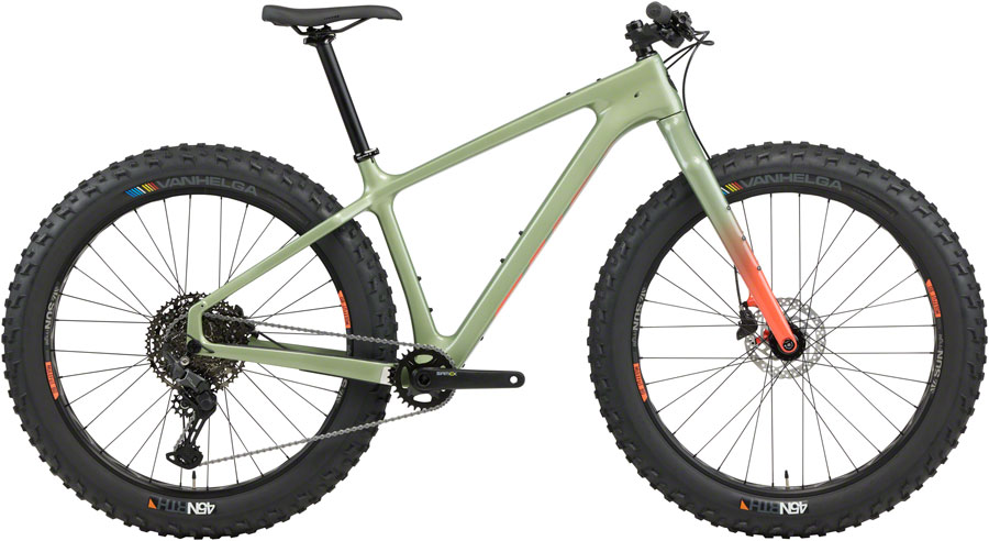 Salsa Beargrease C Cues 11 Fat Tire Bike - 27.5", Carbon, Sage Green