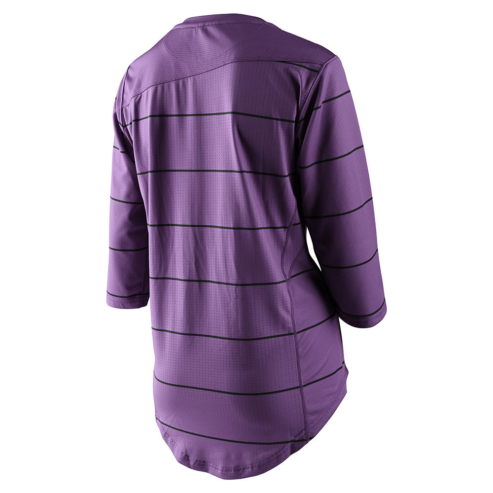 Womens Mischief Jersey Pinstripe Orchid - Image 3