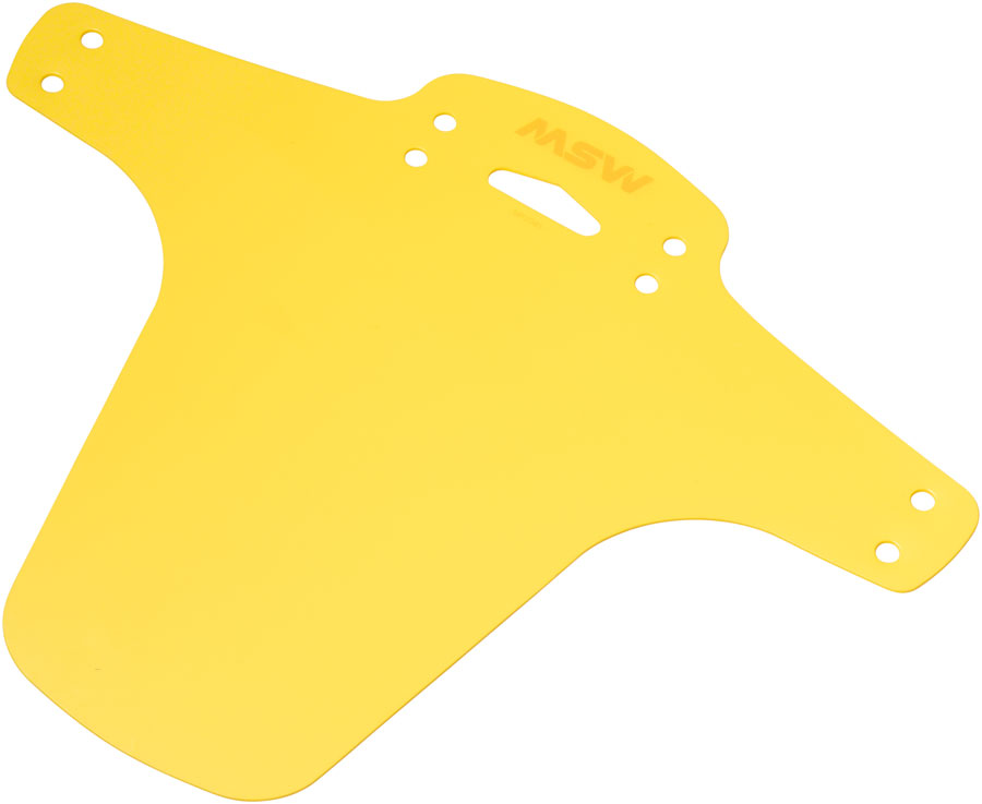 MSW Splashpad Fender - Front Yellow MSW Splashpad Fender - Front Yellow