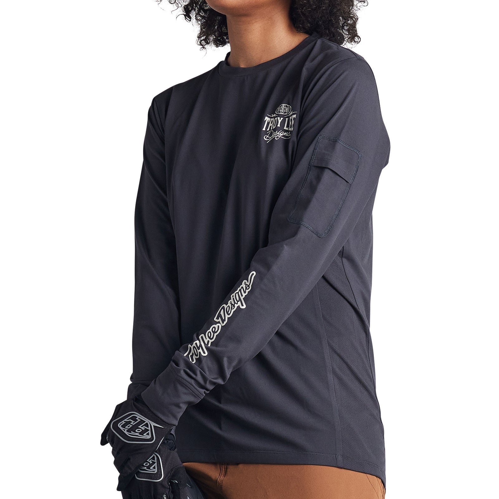 Ruckus Long Sleeve Ride Tee Bolts Carbon - Image 15