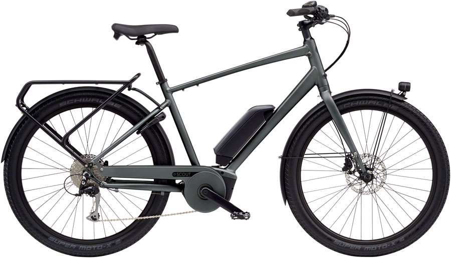 Benno eScout Class 3 Etility Ebike - Bosch Performance Line Sport 400Wh Matte Graphite Gray Large
