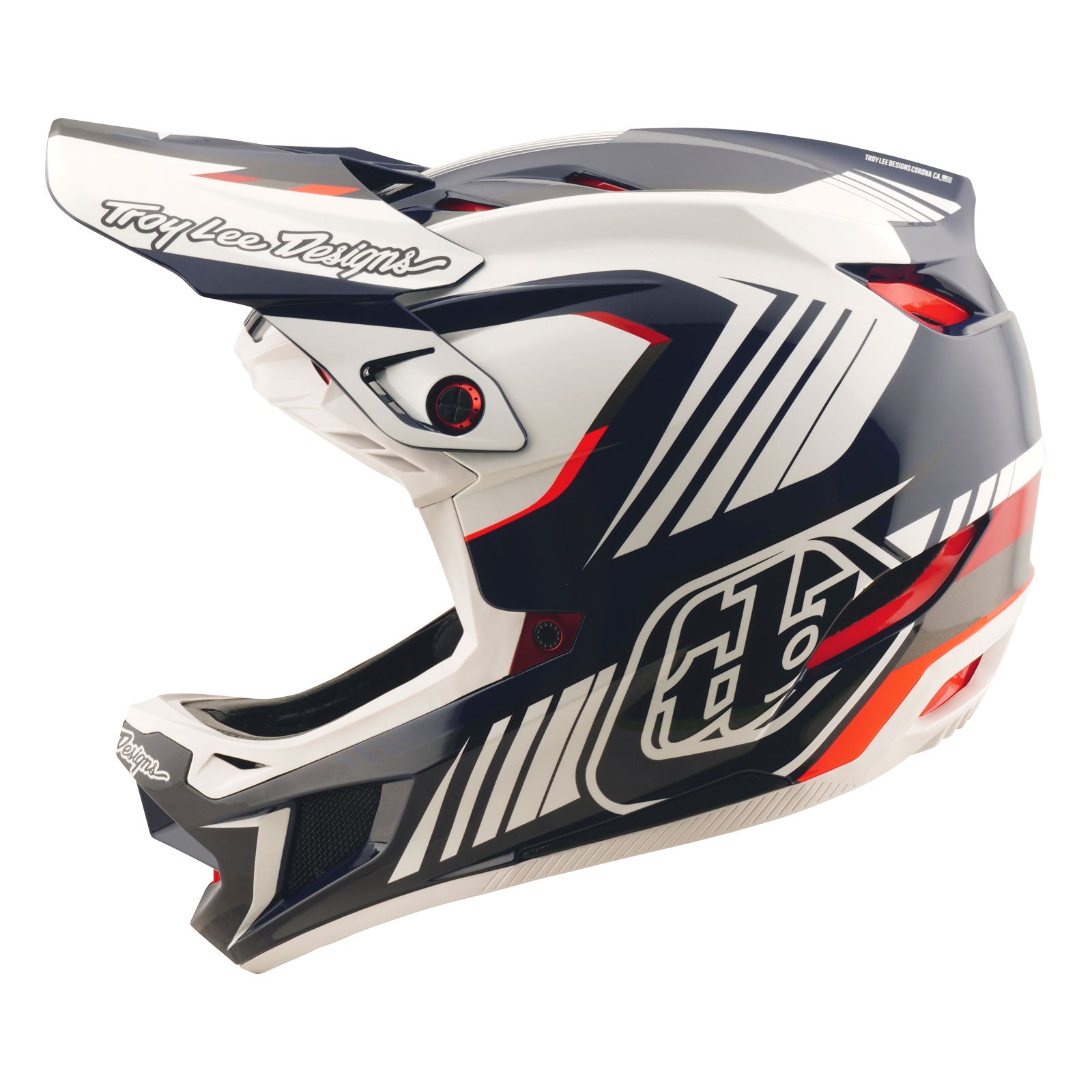 D4 Polyacrylite Helmet Qualifer Blue / White D4 Polyacrylite Helmet Qualifer Blue / White