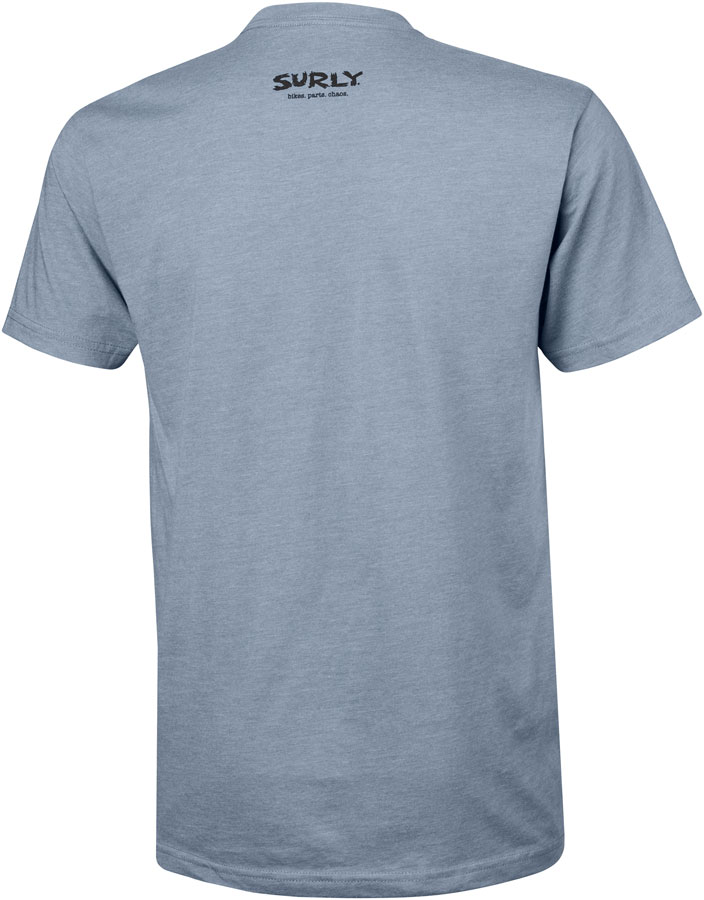 Surly Skullet Short Sleeve T-Shirt - Unisex, Slate Blue - Image 2