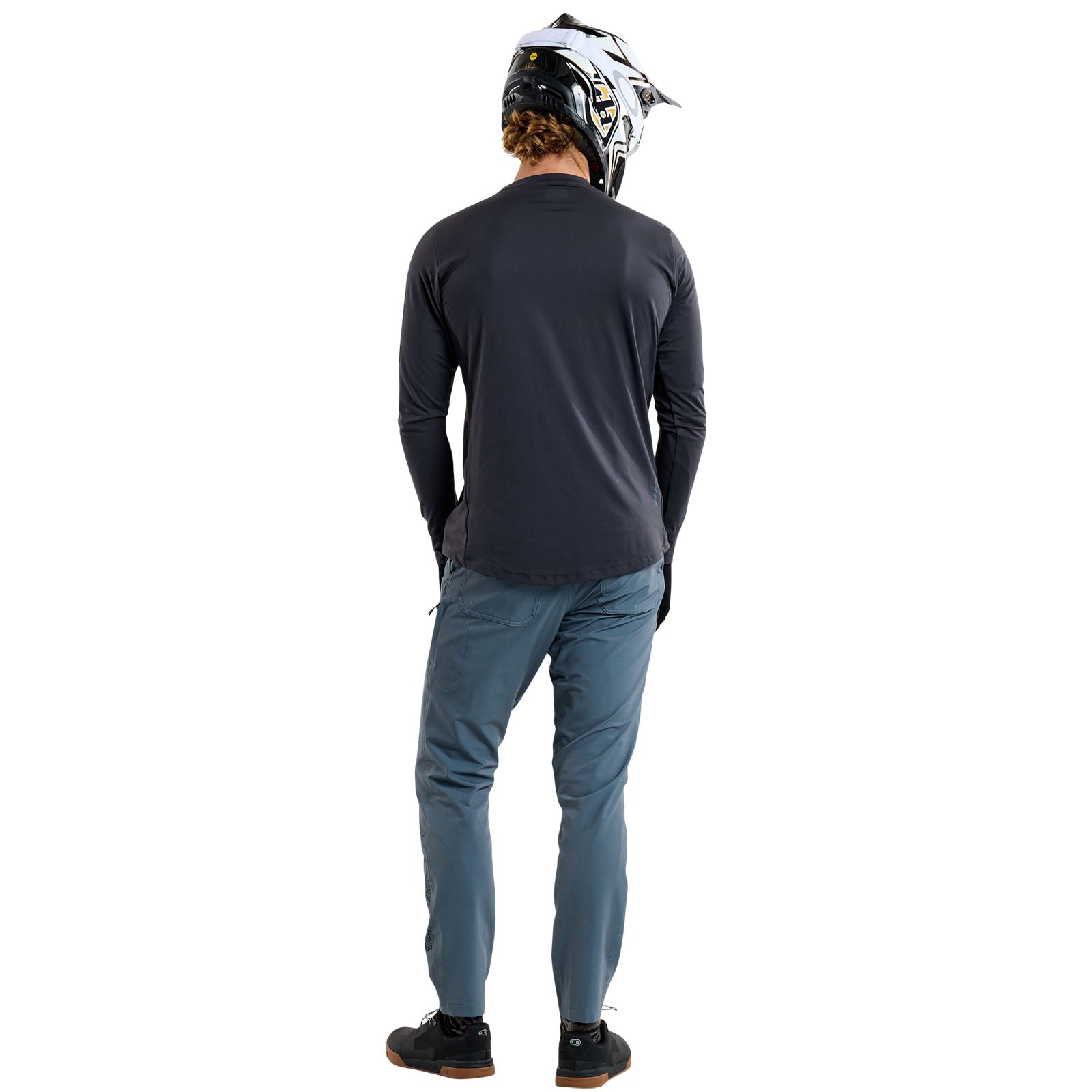 Ruckus Long Sleeve Ride Tee Burn Out Carbon - Image 10