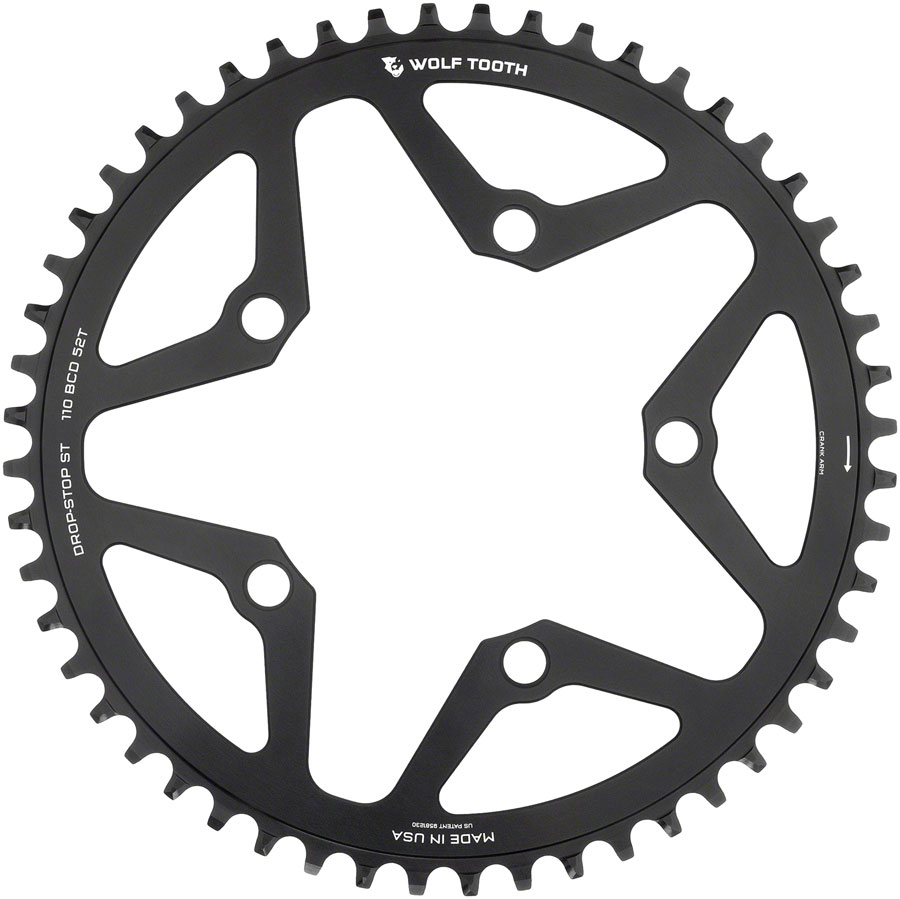 Wolf Tooth 110 BCD Gravel CX Road Chainring - Image 6