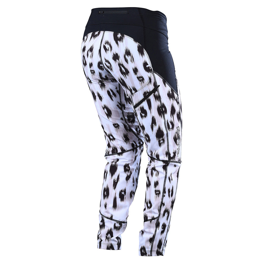 Womens Luxe Pant Wild Cat White - Image 2