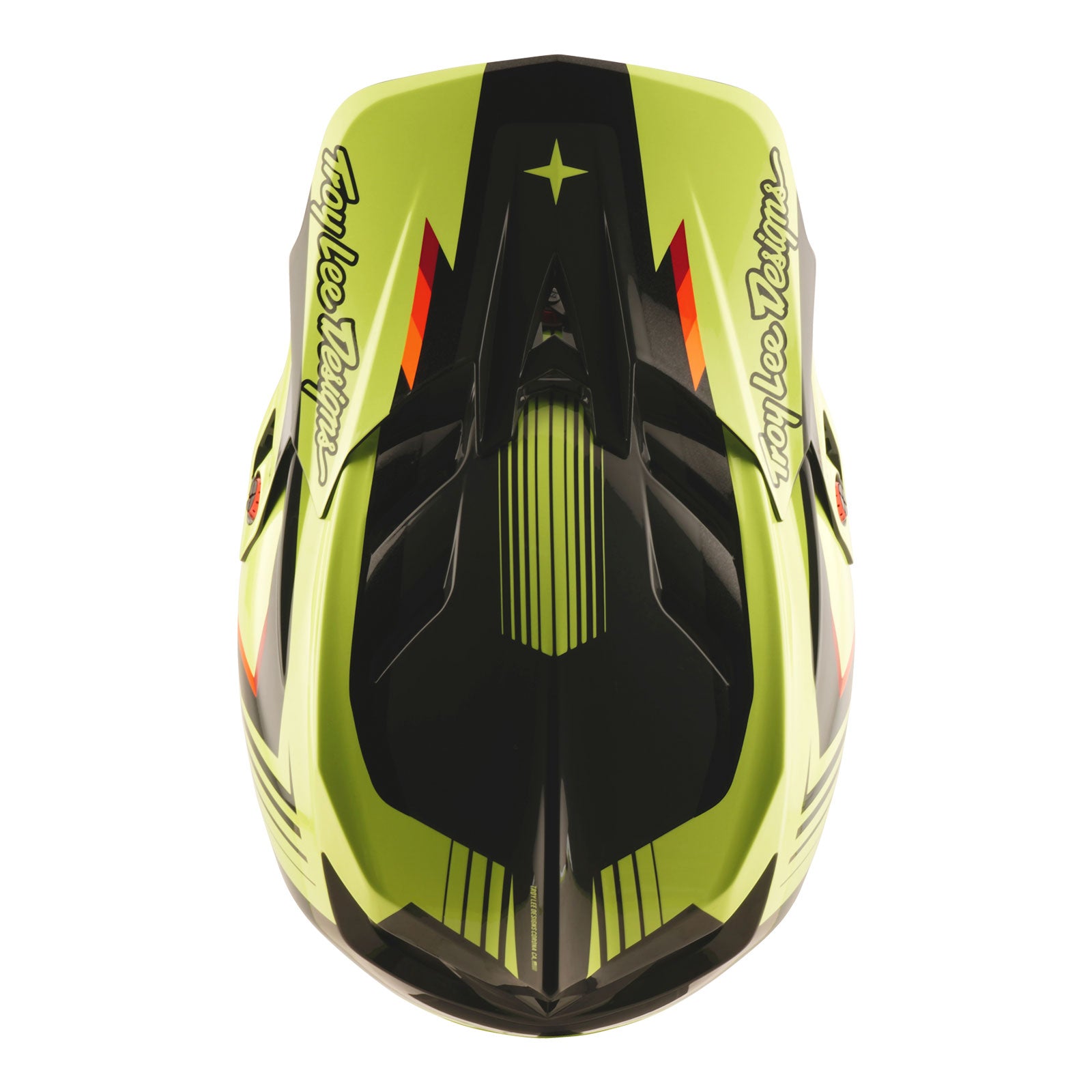 D4 Polyacrylite Helmet Qualifer Black / Yellow - Image 8