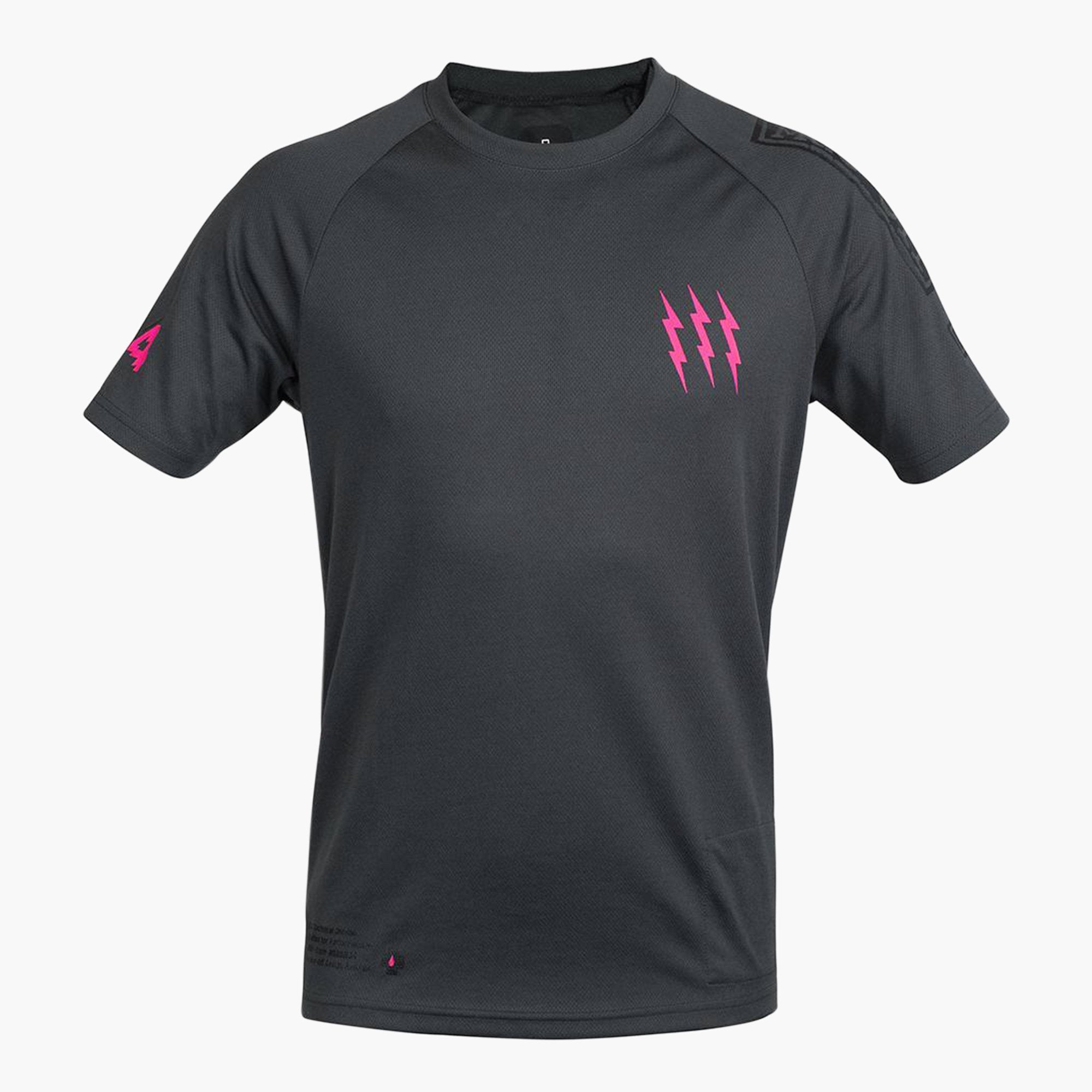 Short Sleeve Mountain Bike Jersey - Grey - Image 3