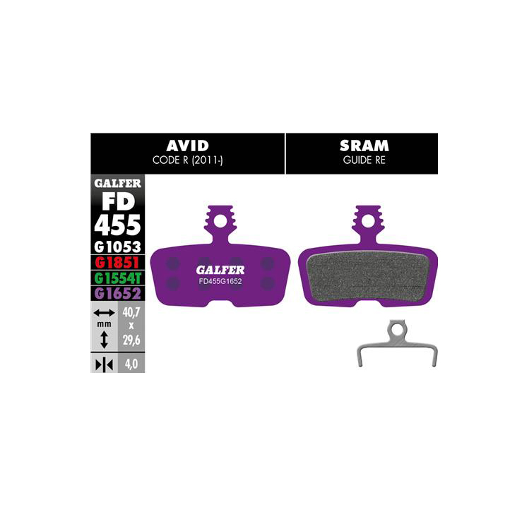 Galfer Disc Pads SRAM Code (2011+) E-bike