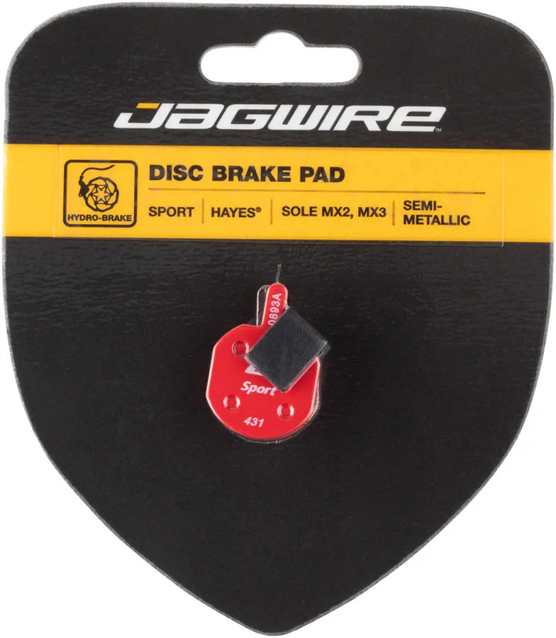 Jagwire Mountain Sport Semi-Metallic Disc Brake Pads for Hayes - Image 9
