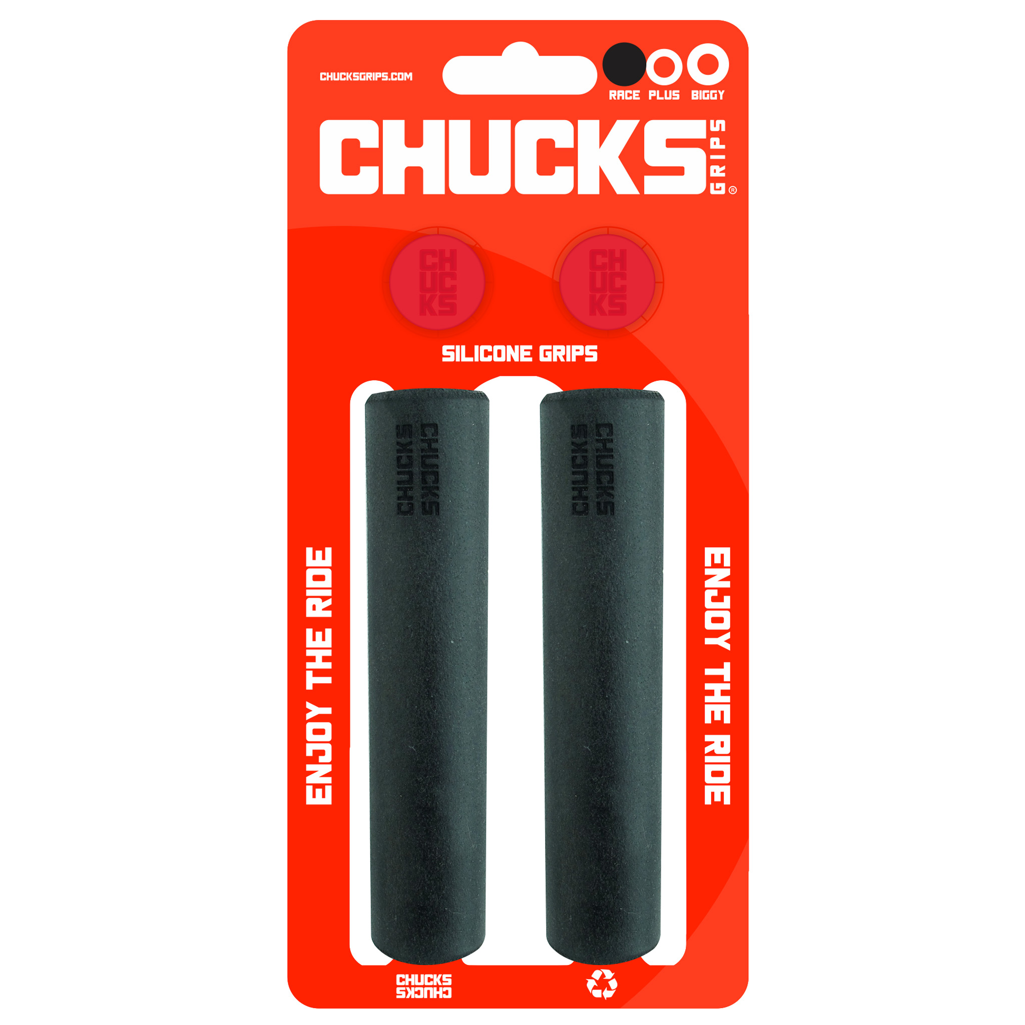 Chucks Grips Race Grips 130mm x 25.5mm Black Chucks Grips Race Grips 130mm x 25.5mm Black
