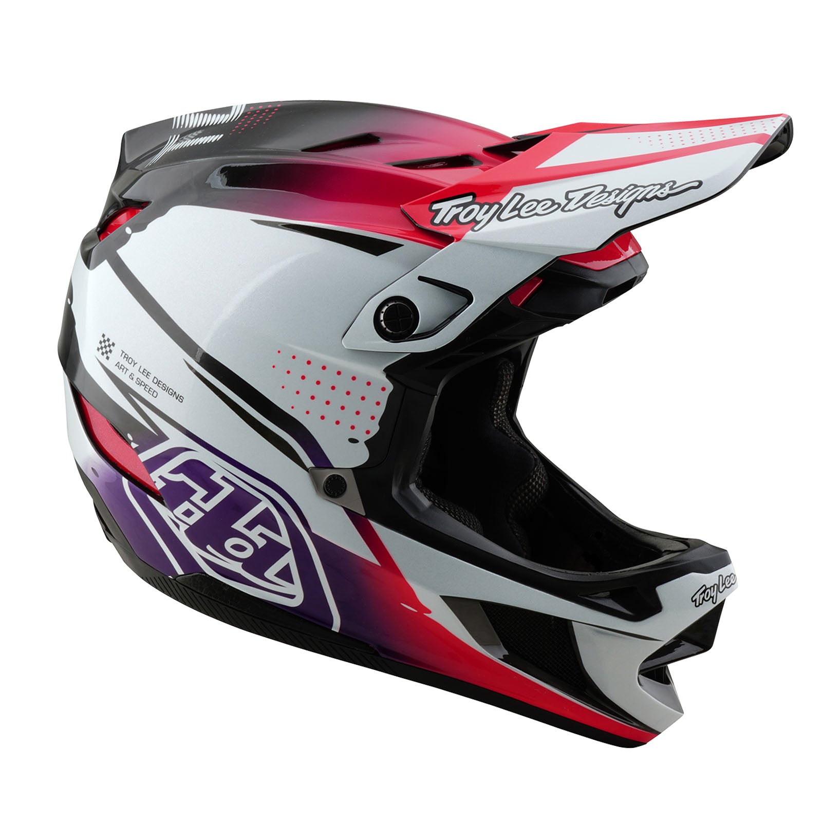 D4 Carbon Helmet Drip White - Image 6