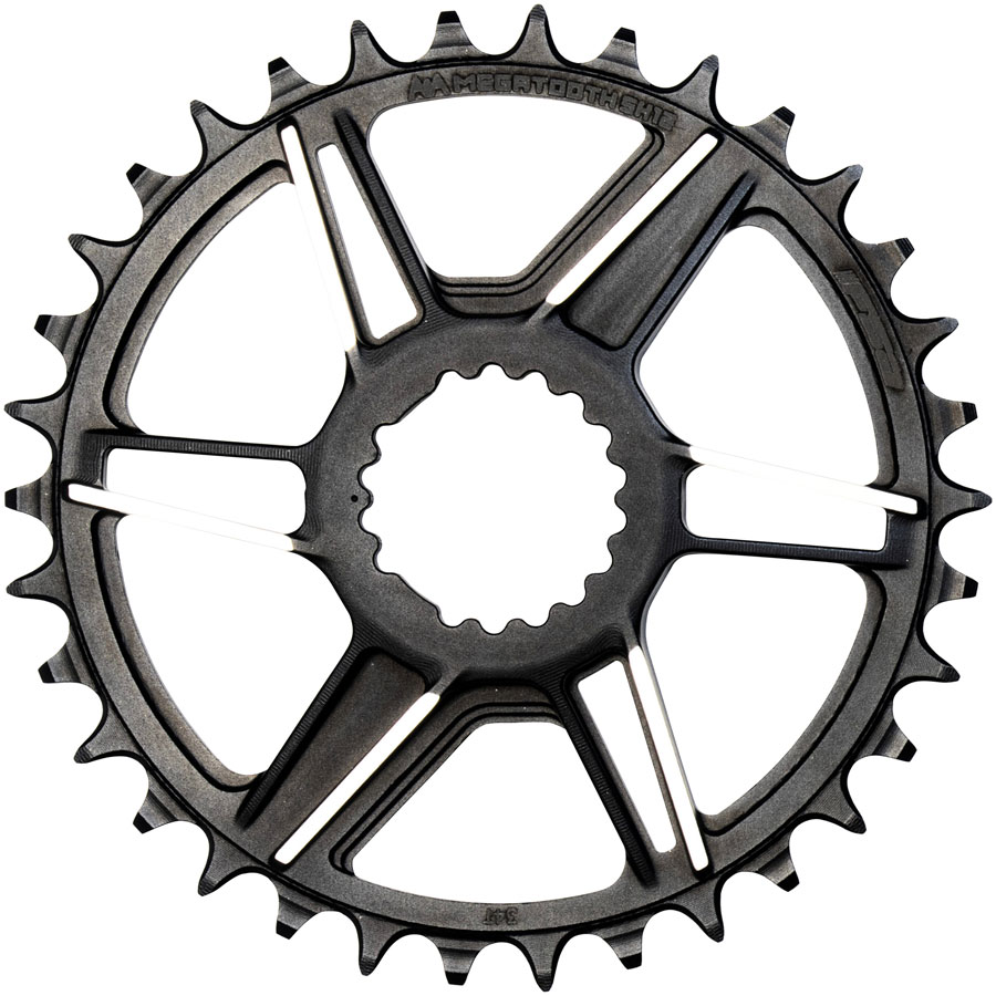 Full Speed Ahead Gradient Direct Mount SH12 Chainring - 34t FSA Direct Mount Compatible Shimano 12-Speed Hyperglide+ BLK