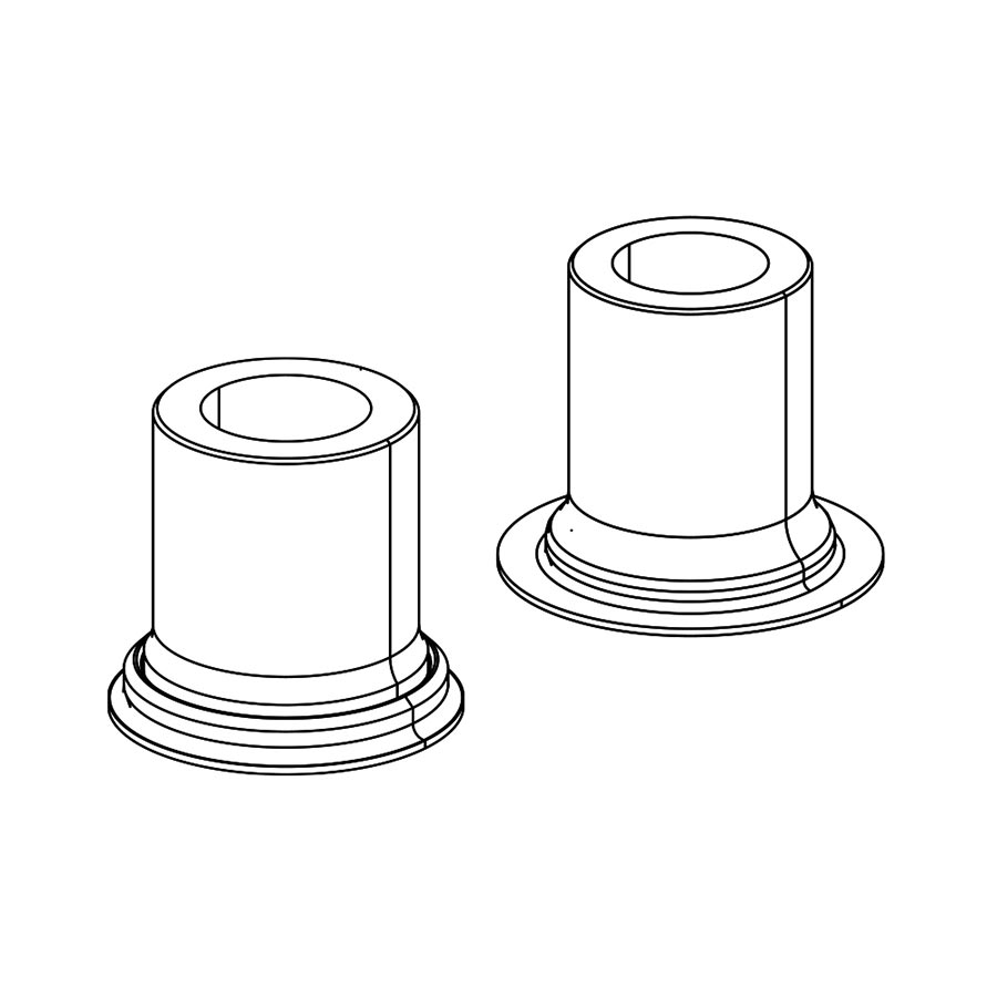 Zipp Rear End Caps for ZM2 SL 12x148