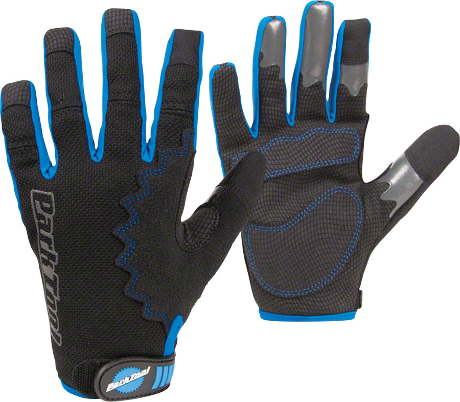 Park Tool GLV-1 Mechanics Gloves - Black/Blue Full Finger 2X-Large Park Tool GLV-1 Mechanics Gloves - Black/Blue Full Finger 2X-Large