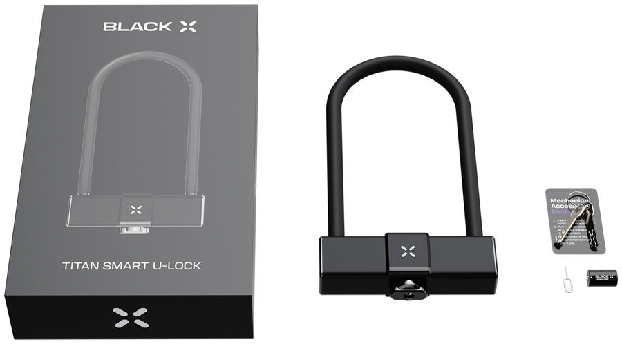 OnGuard BLACK X Titan Smart Shackle U-Lock - STD OnGuard BLACK X Titan Smart Shackle U-Lock - STD