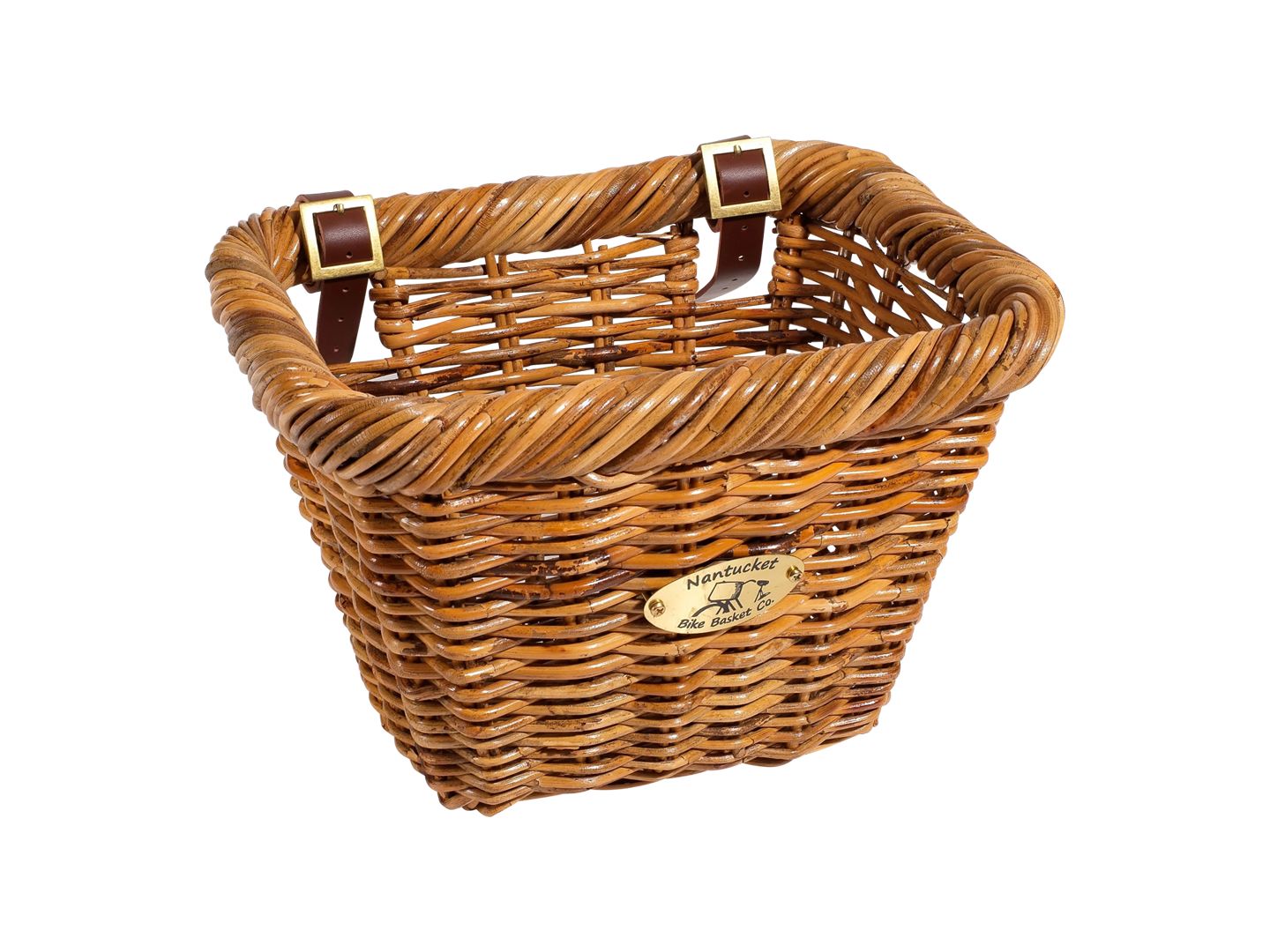 Nantucket Cisco Rectangle Tan Front Basket Nantucket Cisco Rectangle Tan Front Basket