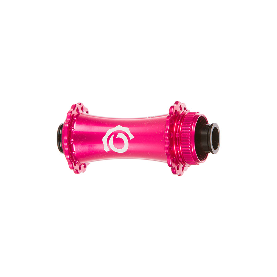 Industry Nine Solix M Classic Front Disc Hub Front 28H 15mm TA 110mm Boost Pink
