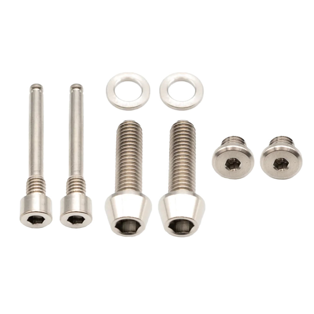 Better Bolts Shimano Brake Ti Bolt Kit XTR 9220 Silver