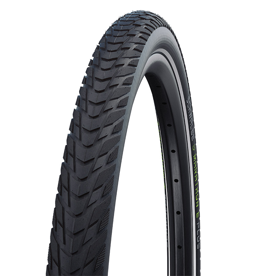 Schwalbe Marathon E-Plus Hybrid Tire Wire Clincher Addix E TwinSkin 67TPI Black Reflective Schwalbe Marathon E-Plus Hybrid Tire Wire Clincher Addix E TwinSkin 67TPI Black Reflective