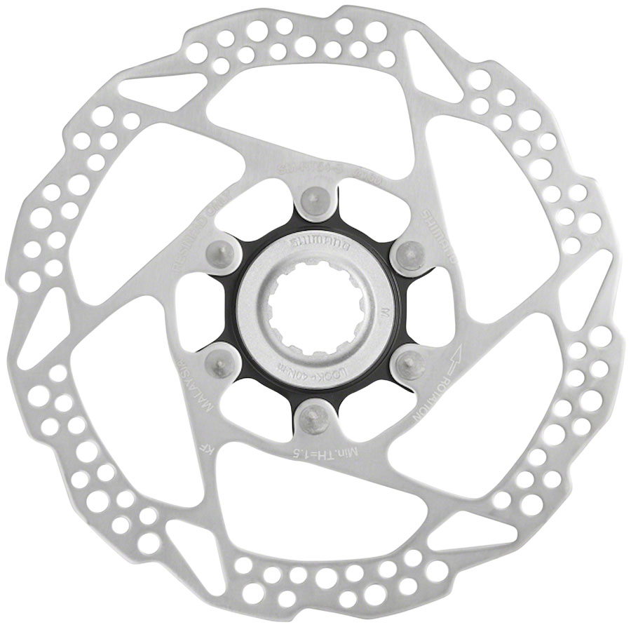 Shimano SM-RT54-SI Disc Brake Rotor - 160mm Center Lock For Resin Pads Only Internal Spline Lockring