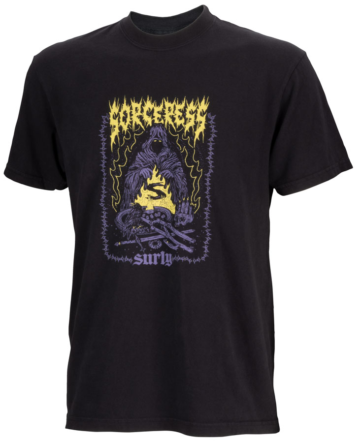 Surly Sorceress Short Sleeve Shirt Black - Medium
