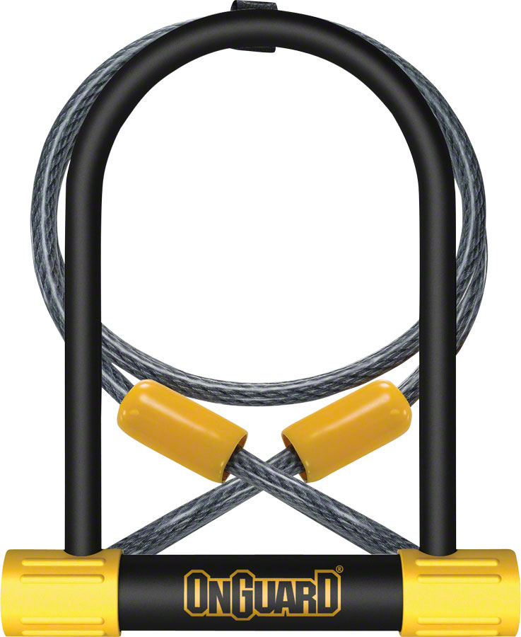 OnGuard BullDog Series U-Lock - 4.5 x 9" Keyed BLK Includes 4' cable bracket OnGuard BullDog Series U-Lock - 4.5 x 9" Keyed BLK Includes 4' cable bracket
