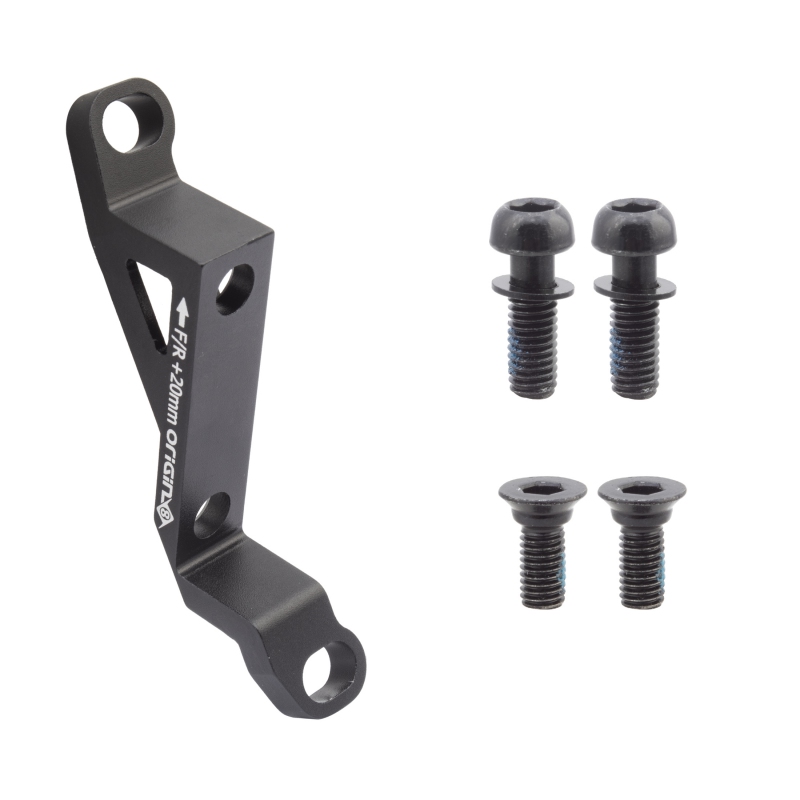 Origin8 Vise Post Mount to Flat Mount Disc Adapter Post Mount Flat Mount Black 20mm Origin8 Vise Post Mount to Flat Mount Disc Adapter Post Mount Flat Mount Black 20mm