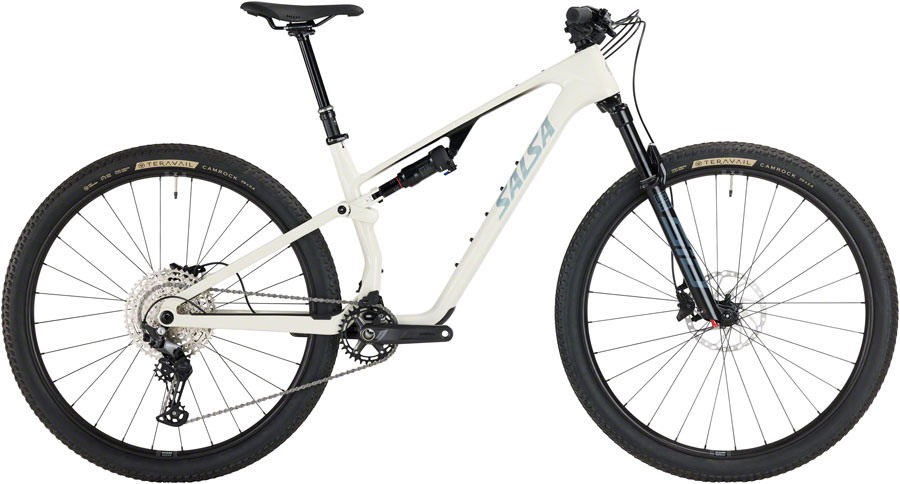 Salsa Spearfish C Deore 12 Bike - 29", Carbon, Bone White Salsa Spearfish C Deore 12 Bike - 29", Carbon, Bone White