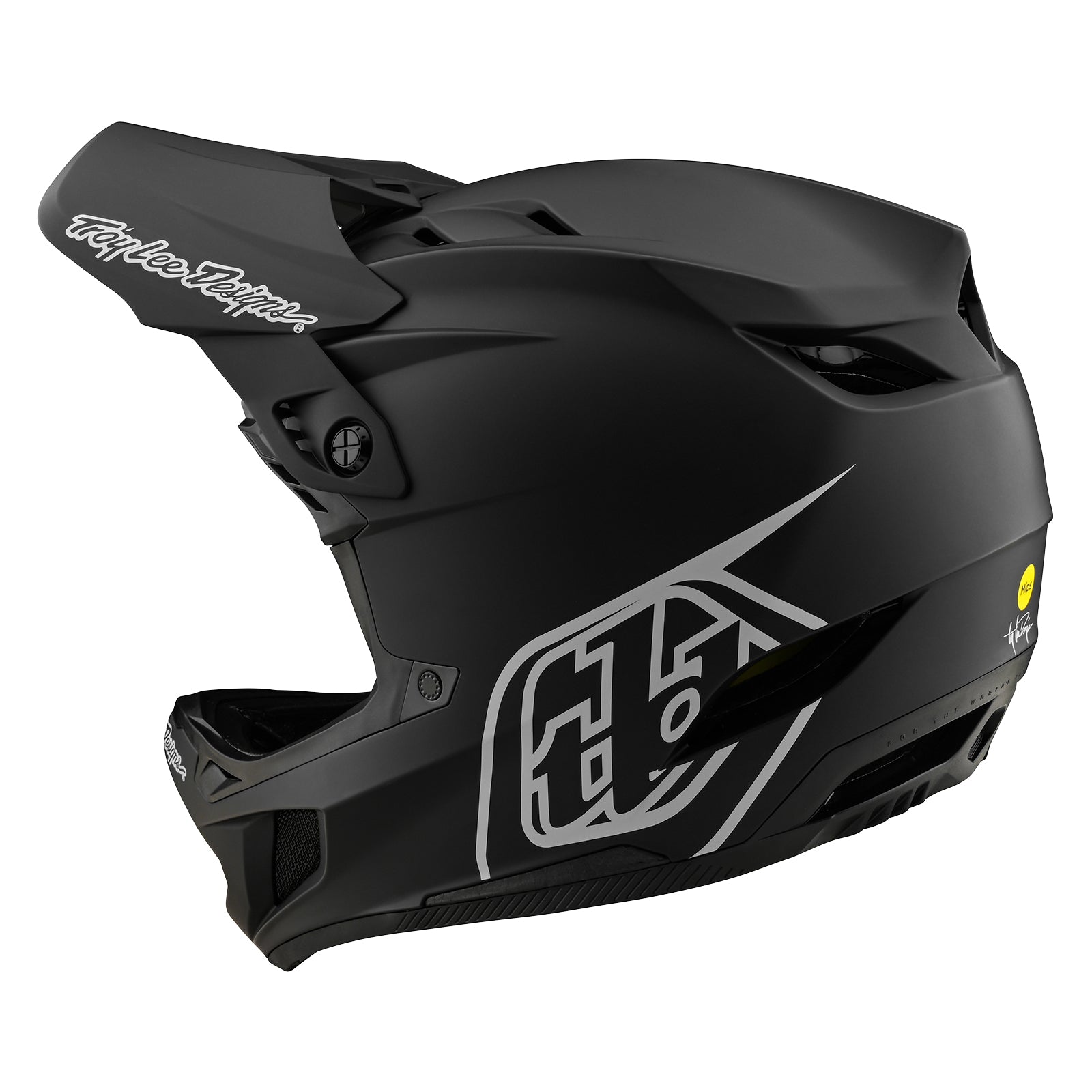 D4 Polyacrylite Helmet Stealth Black - Image 2