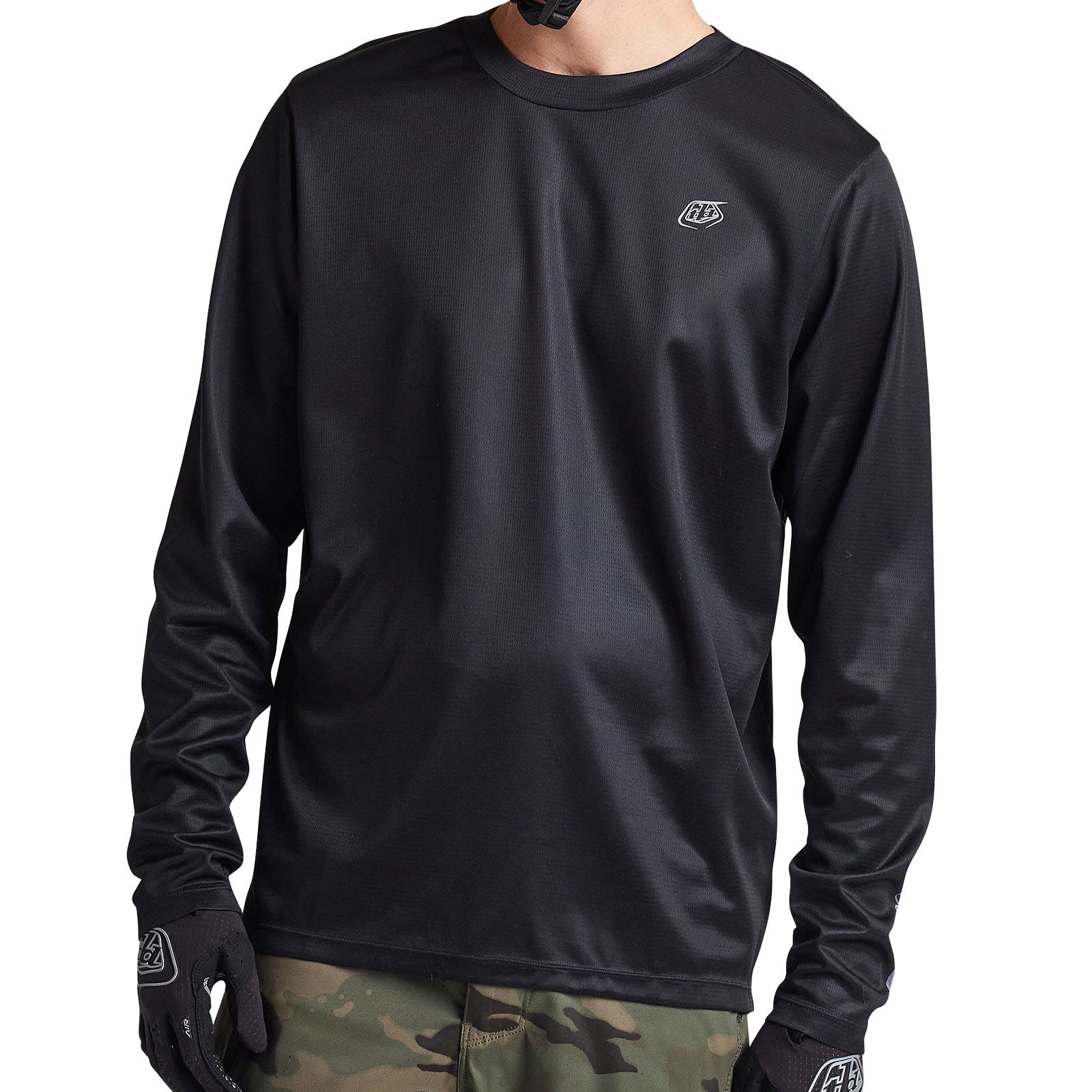 Flowline LS Jersey Solid Black - Image 4